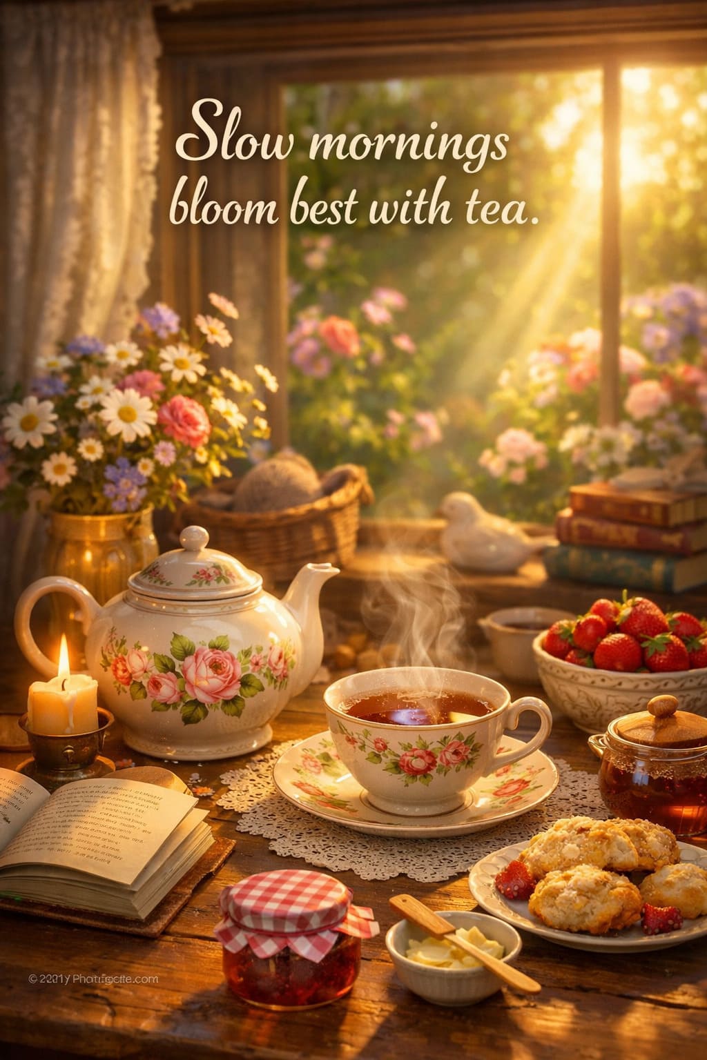 25 Cottagecore Morning Tea vs Coffee Quotes: Cozy Aesthetic Wishes & Vintage Card Inspiration