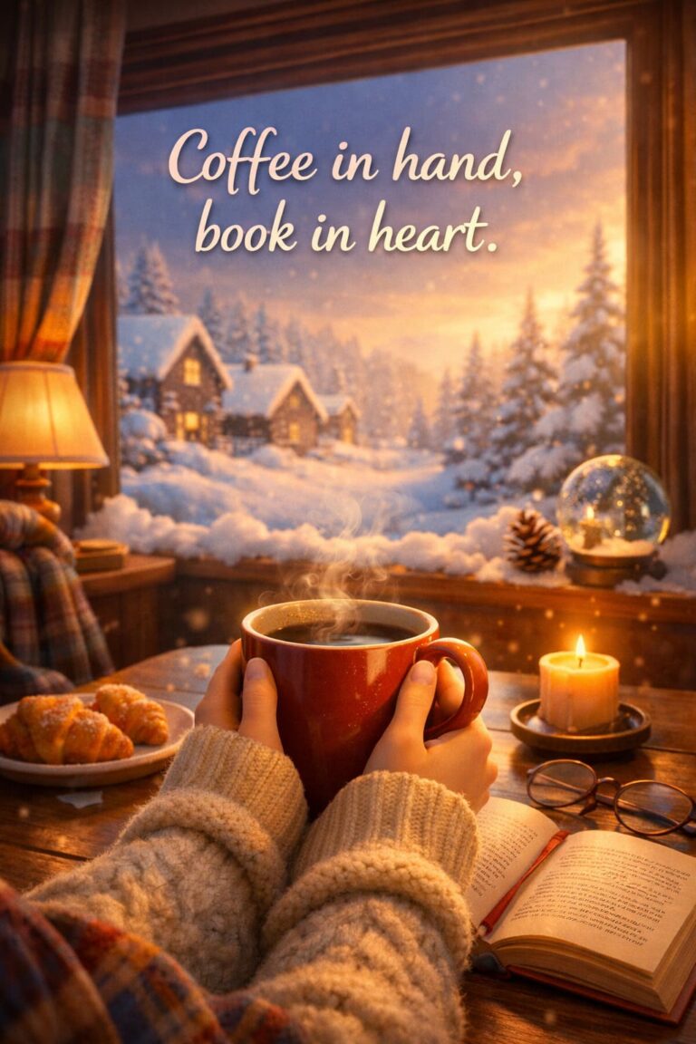 20 Short Wishes Slow Winter Morning Aesthetic: Coffee, Books & Cozy Silence