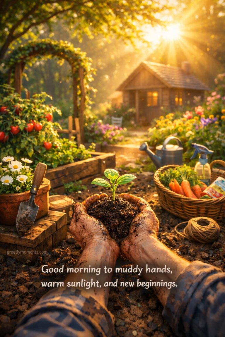 22 Good Morning Wishes for Backyard Gardeners in Spring – Quotes, Card Messages