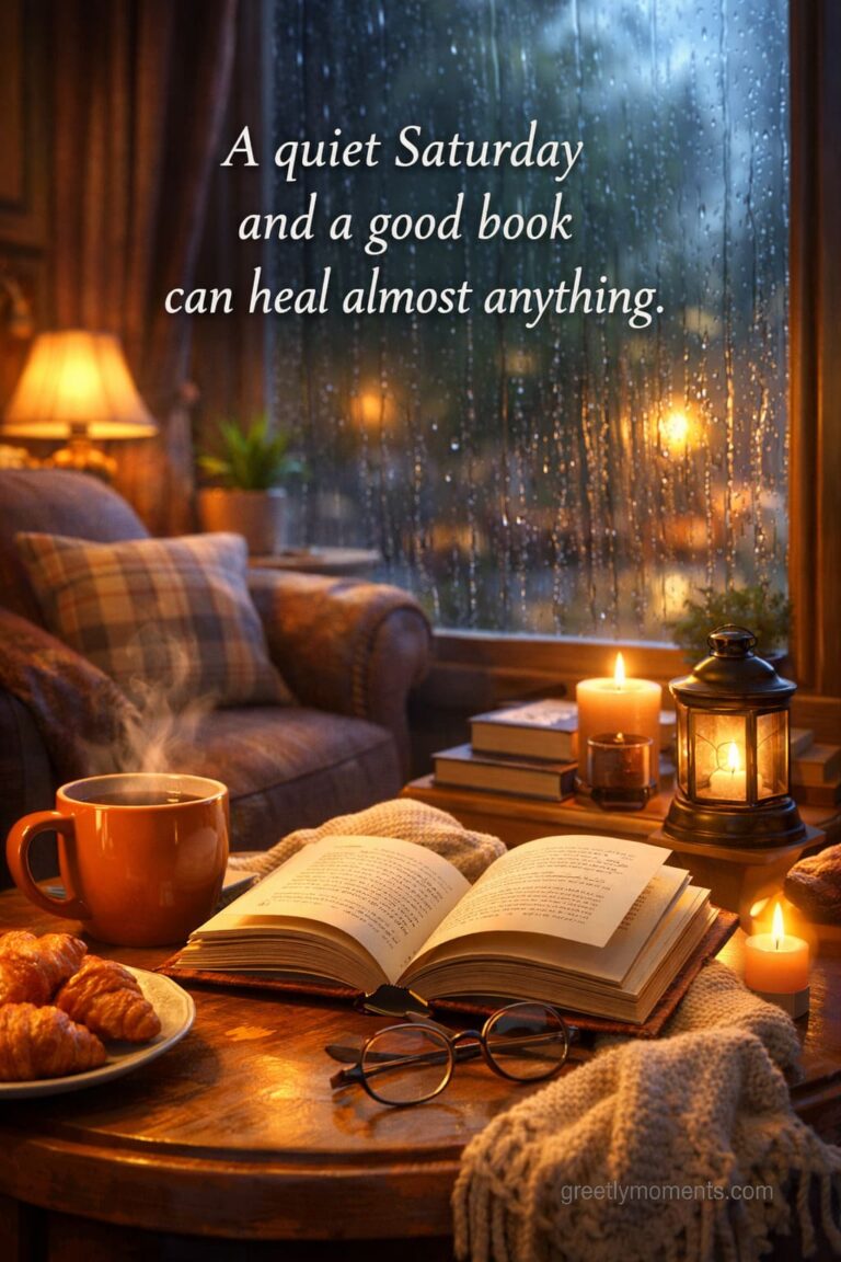 24 Cozy Rainy Saturday Morning Quotes & Wishes – Best Cards