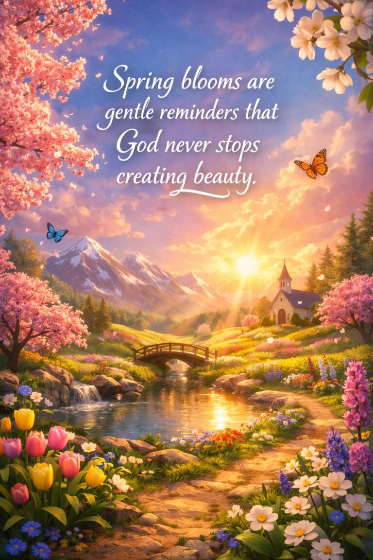 God’s Beauty in Spring Bloom: Inspirational Quotes, Faith-Filled Wishes