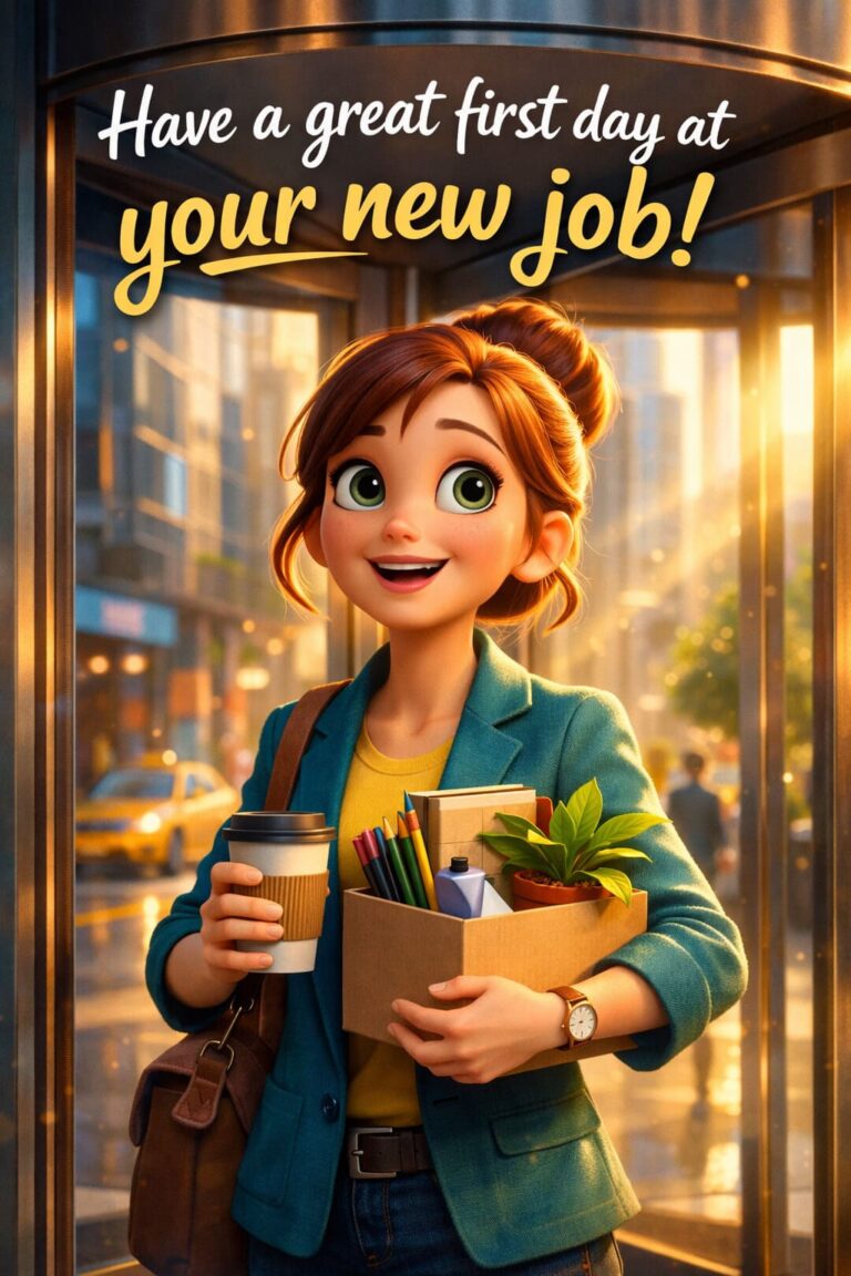 Have a Nice Day at Your New Job Card – A Thoughtful Way to Say “You’ve Got This”