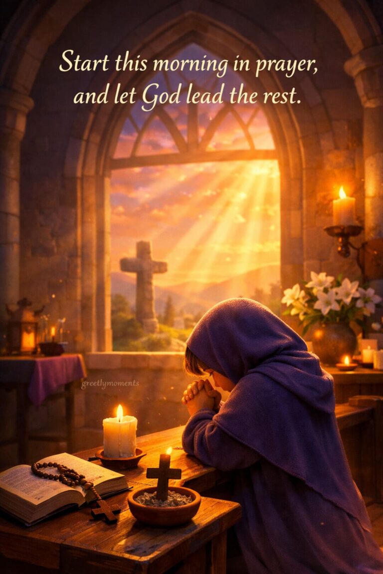 Lenten Season Morning Encouragement: 22 Faith-Filled Quotes, Gentle Christian Wishes