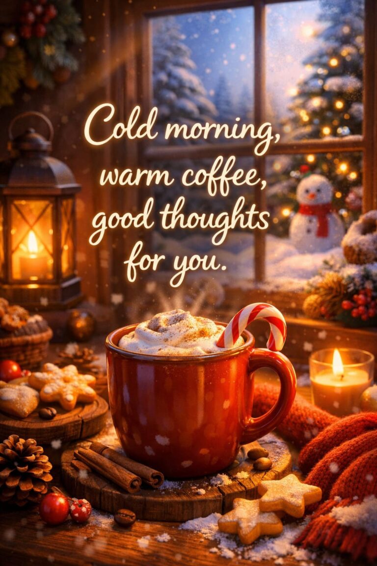 Warm Coffee, Cold Mornings: Cozy Winter Coffee Quotes for Friends
