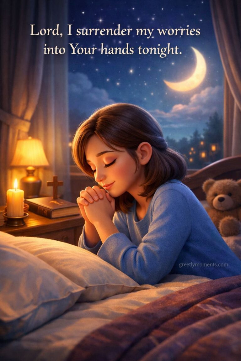 20 Calming Good Night Prayers for Anxiety Relief and Peace