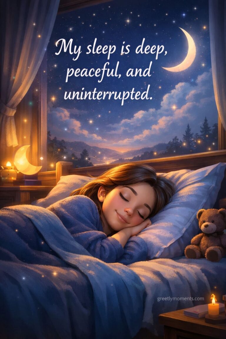 20 Deep Sleep Affirmations for Subconscious Mind Healing, Peaceful Nights and Inner Restoration