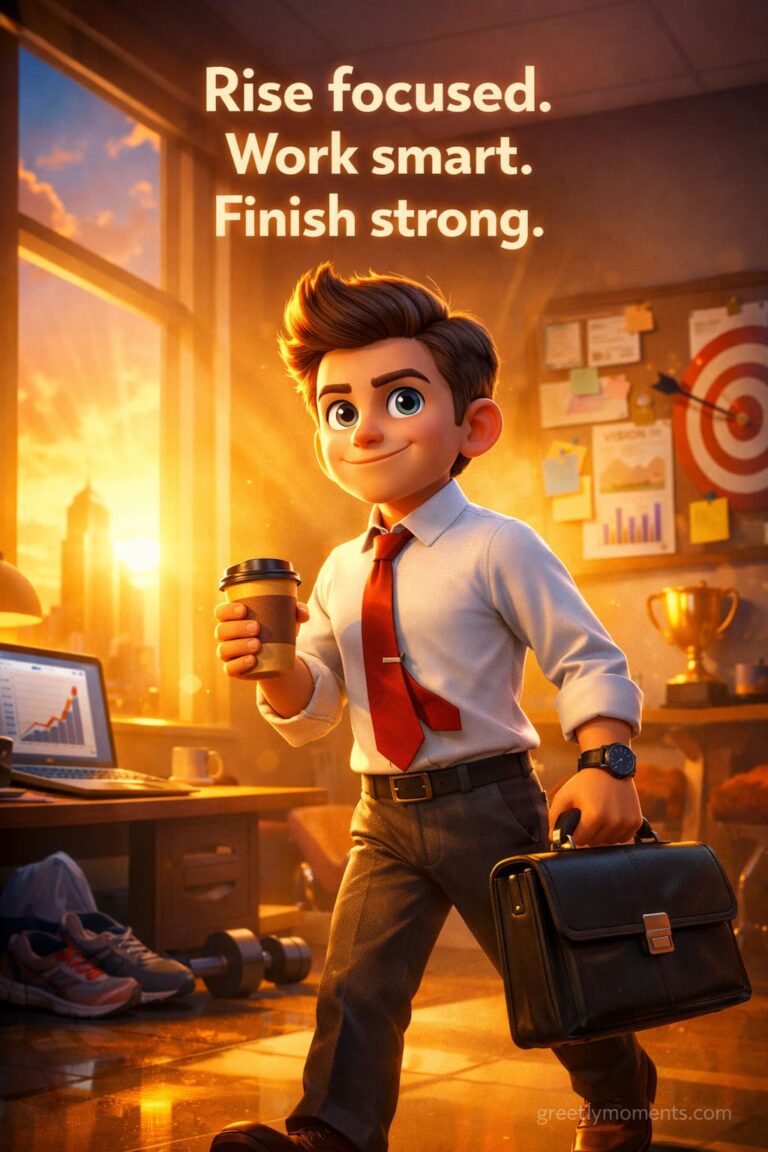 20 Goal-Oriented Morning Wishes for High Performers – Inspiring Quotes & Motivational Good Morning Cards