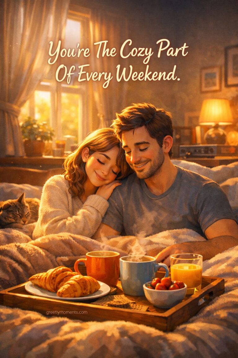 21 “I Love You More Than Sunday Mornings” Quotes & Funny Greeting Cards That Feel Like a Warm Hug