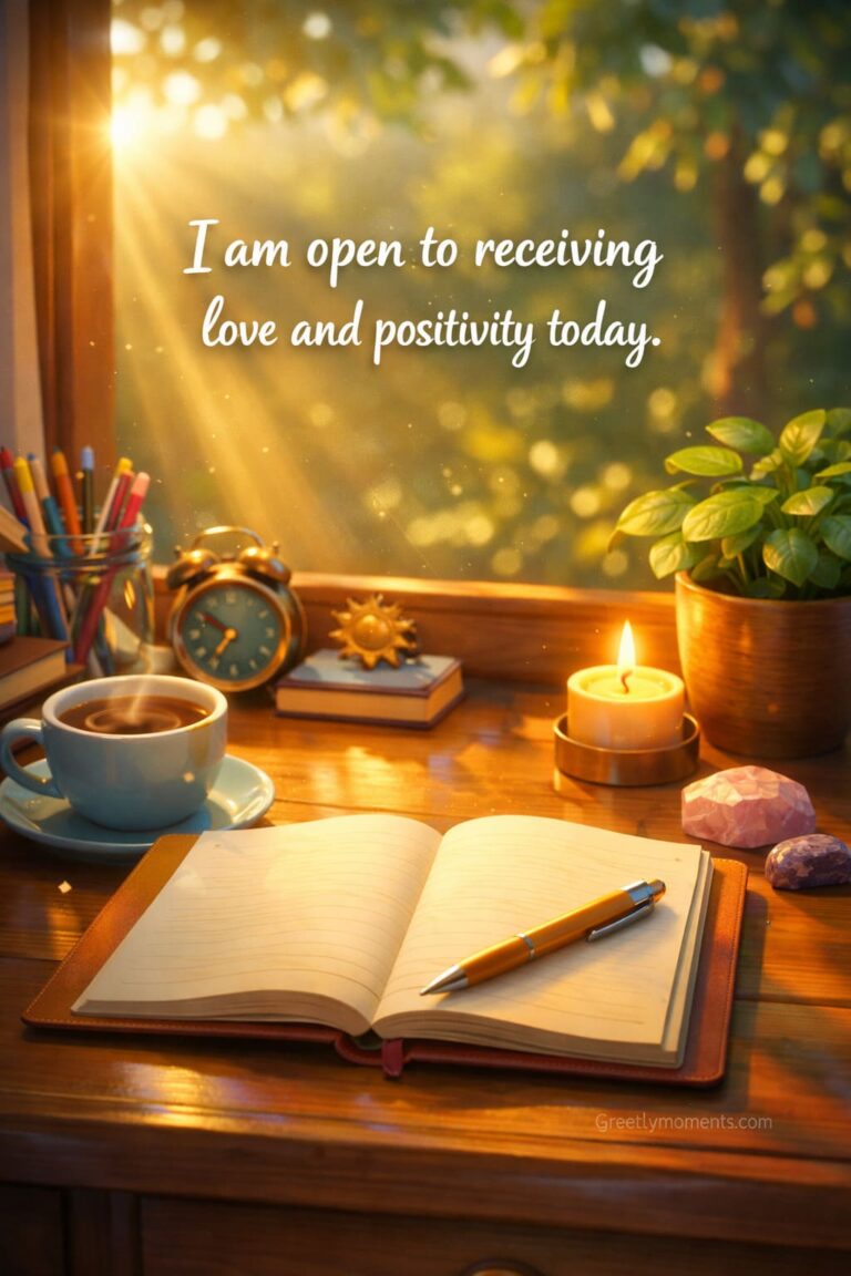 22 Morning Journaling Prompts to Cultivate Emotional Clarity and Peace: Beautiful Wishes & Quotes with Greeting Cards
