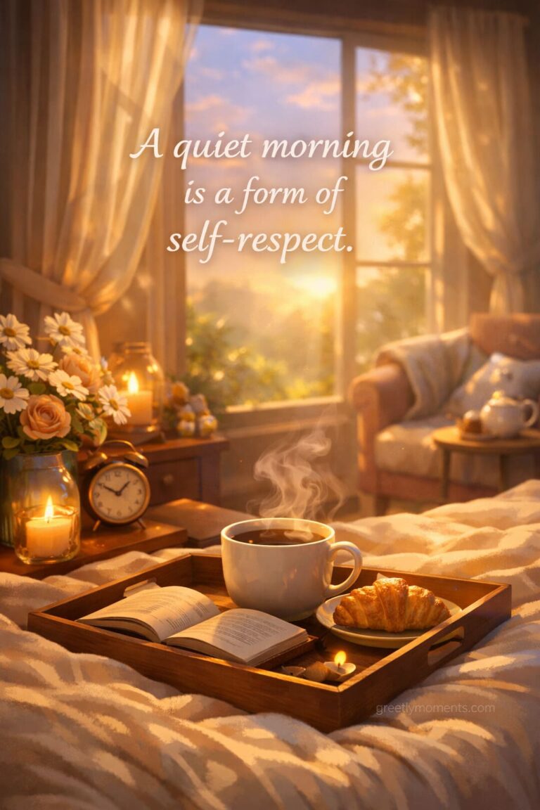 22 Soft Life Morning Aesthetic Quotes for Mindful Living & Gentle Wishes with Cards