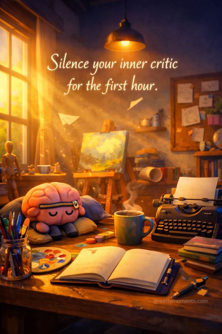 23 Creative Flow Morning Reminders for Artists and Writers: Inspiring Quotes & Beautiful Card Messages