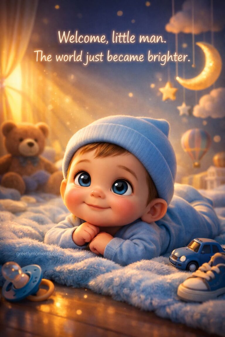 25 New Baby Boy Card Messages & Quotes – Heartfelt Wishes for a Little Prince