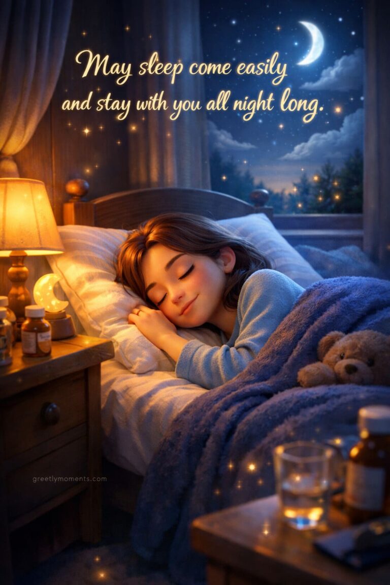 25 Restorative Sleep Wishes for a Friend Recovering from Illness – Gentle Quotes & Healing Greeting Cards