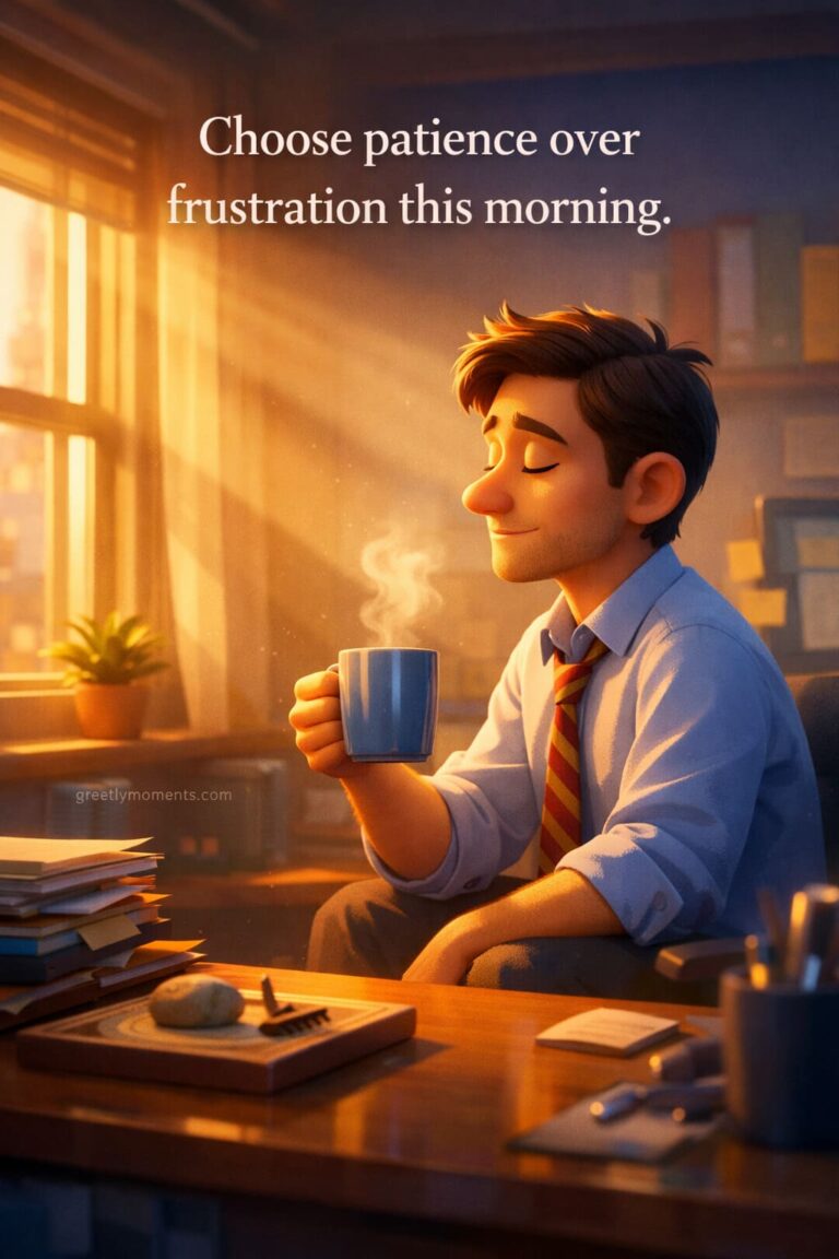 25 Stoic Morning Reflections for Dealing with Workplace Stress (With Affirmations & Card-Ready Wishes)