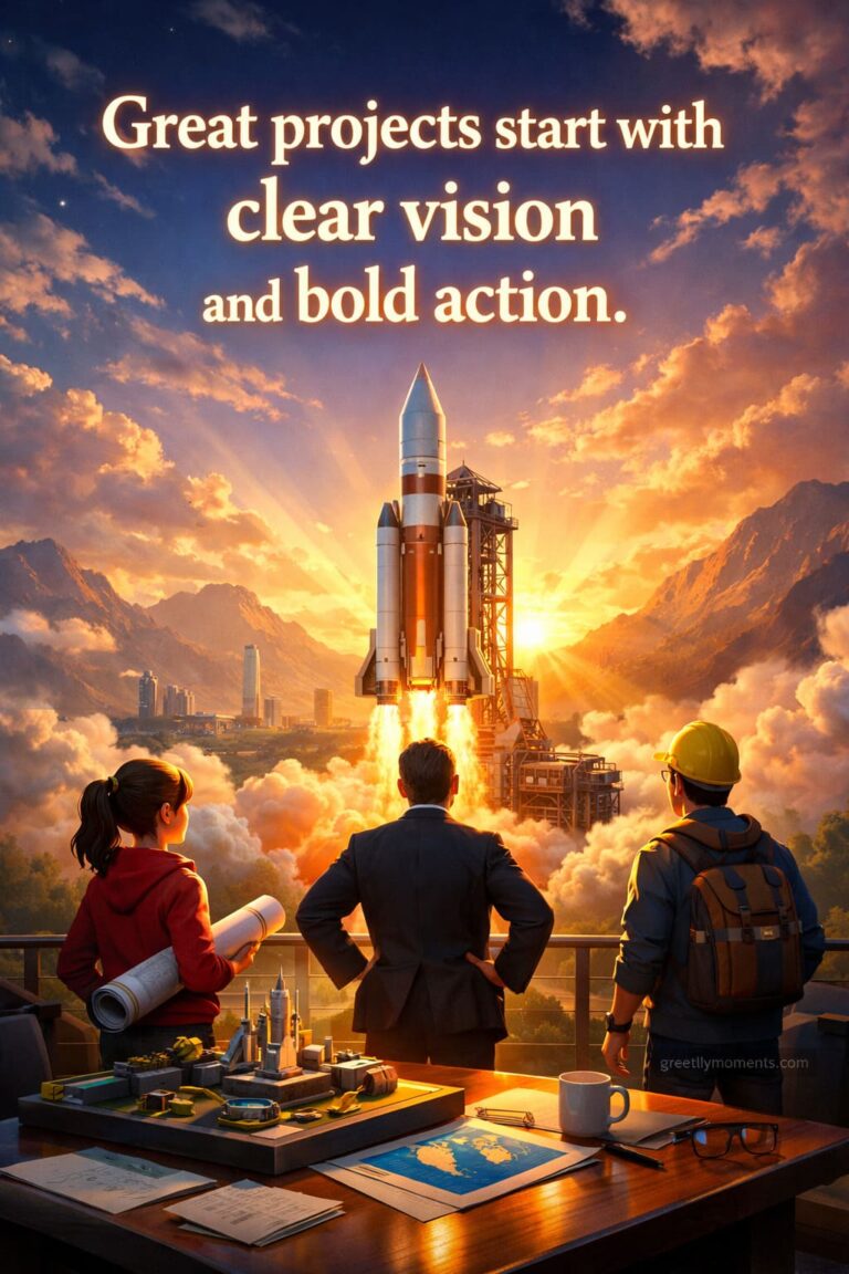 26 Leadership-Focused Morning Quotes for a New Project Launch: Inspiring Wishes, Cards