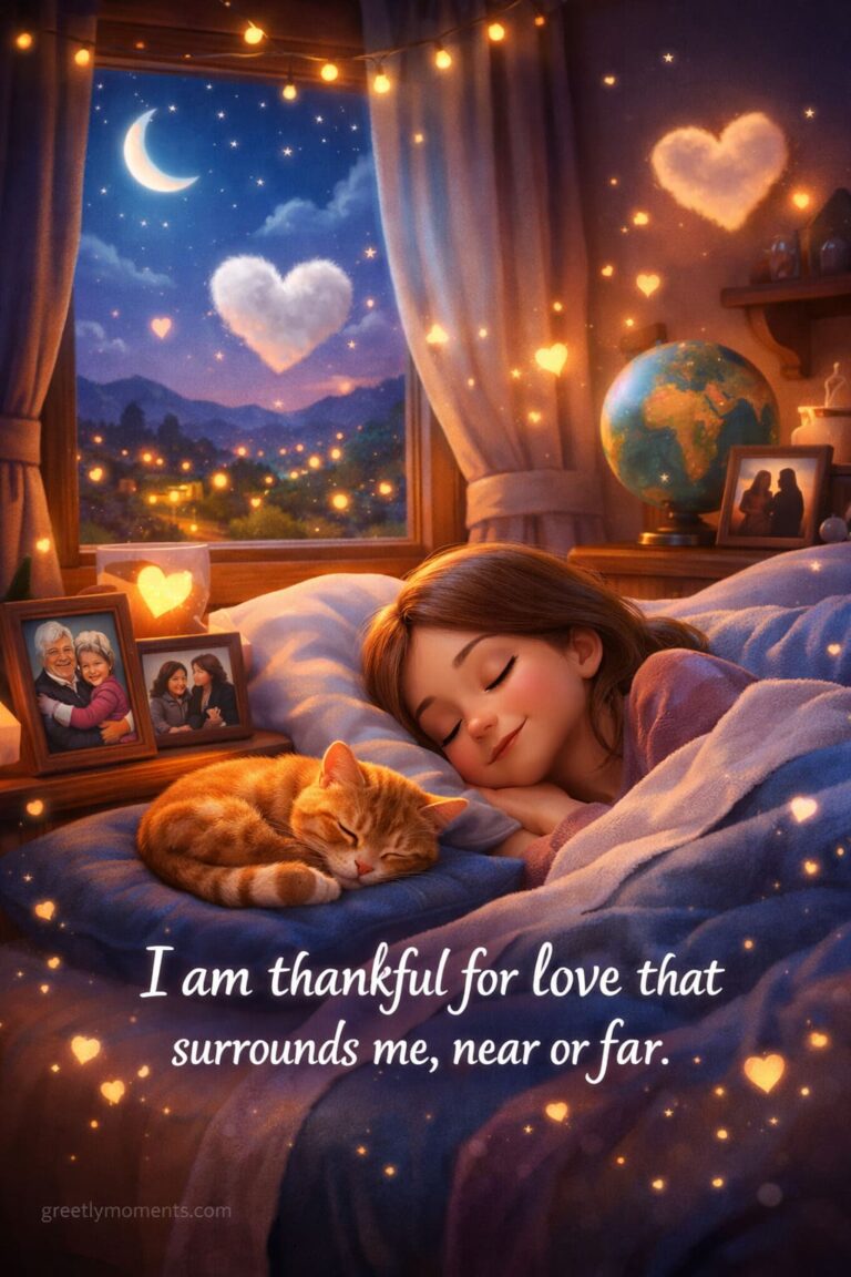 26 Nightly Gratitude Prompts for a Restful Sleep – Heartfelt Quotes, Wishes & Beautiful Good Night Card Messages