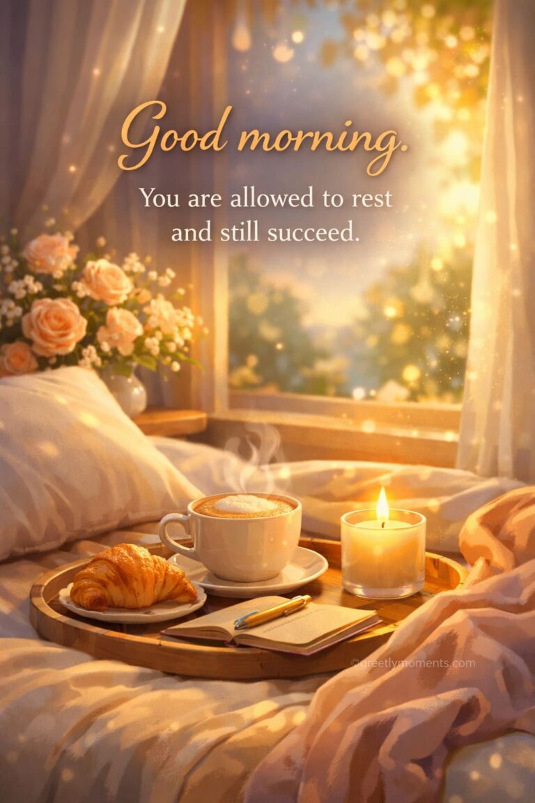 26 Soft Life Aesthetic Good Morning Quotes with Beautiful Cards & Gentle Wishes for a Calm, Happy Day
