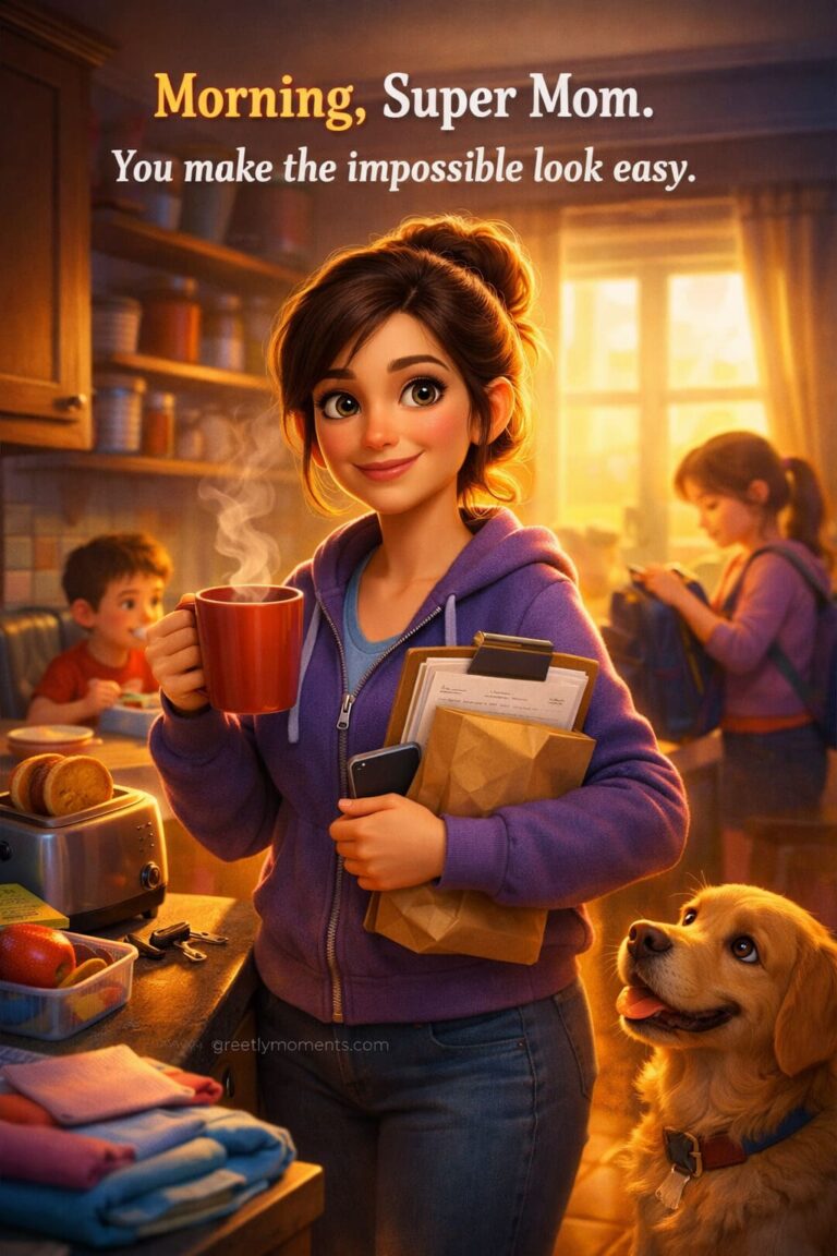 26 Supportive Morning Messages for Mom During a Busy Week (With Heartfelt Wishes & Card Ideas)