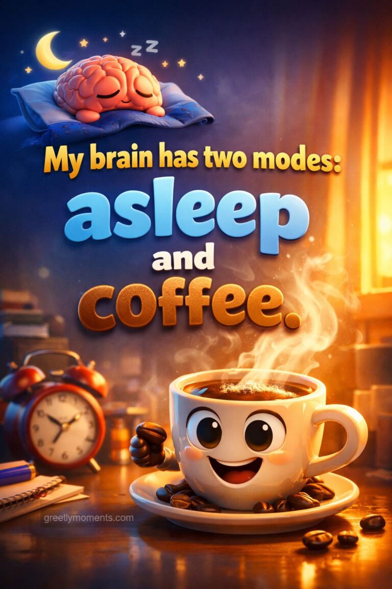 27 Funny Caffeine-Related Morning Quotes for Work + Coffee Wishes, Greetings & Card Ideas to Start the Day Right