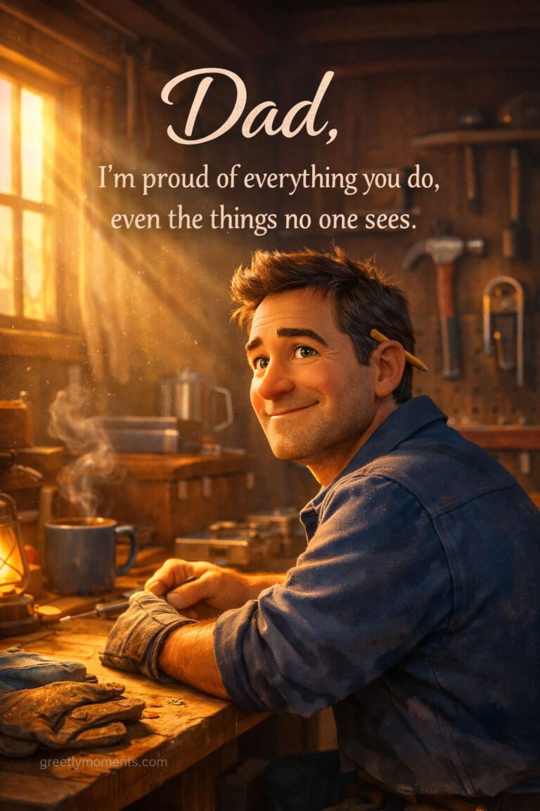 30 Proud of You Morning Messages for Dad — Heartfelt Quotes & Greeting Card Wishes to Start His Day Right