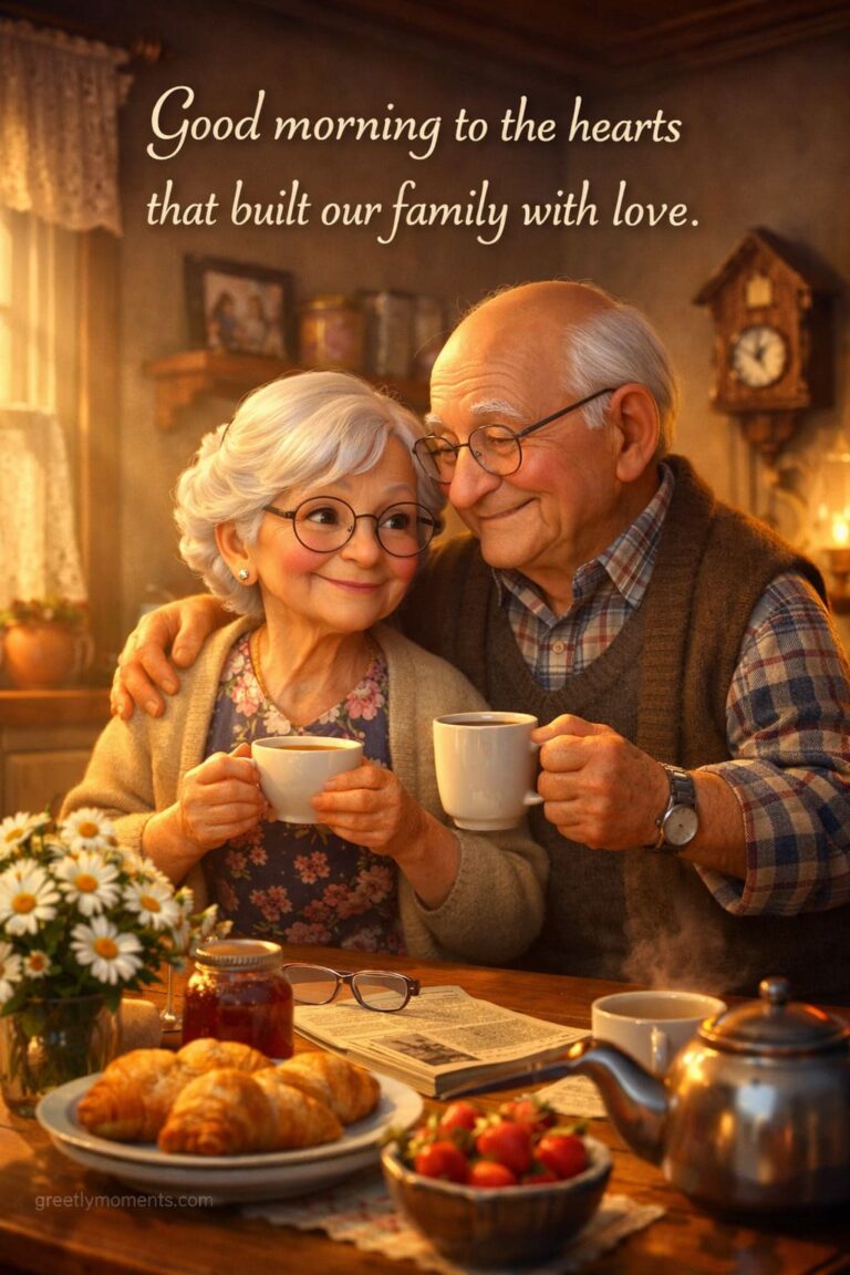 33 Wholesome Good Morning Wishes for Grandparents with Vintage Aesthetic