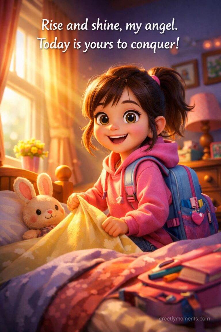 Heartwarming Morning Wishes for Your Daughter to Start Her School Day with Love