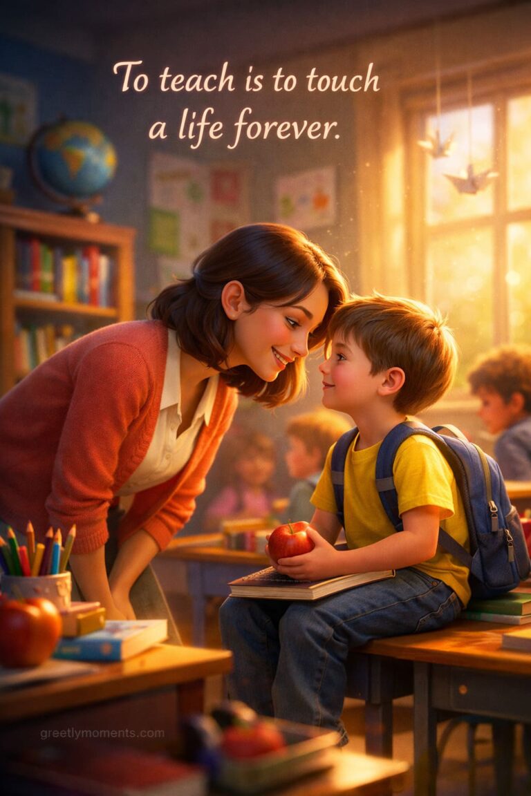 Monday Morning Motivation for Teachers and Educators: 20 Inspiring Quotes and Heartfelt Wishes with Postcards