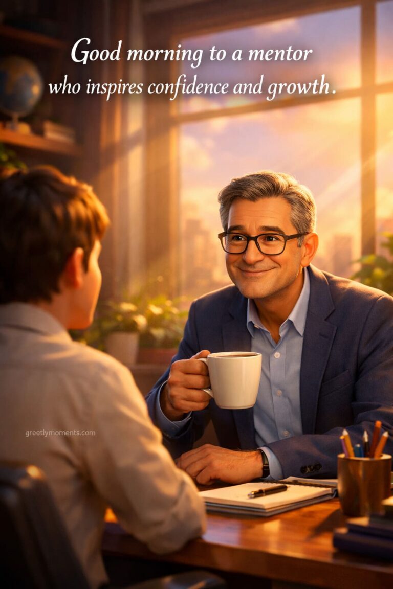 Professional but Kind Good Morning Messages for a Work Mentor