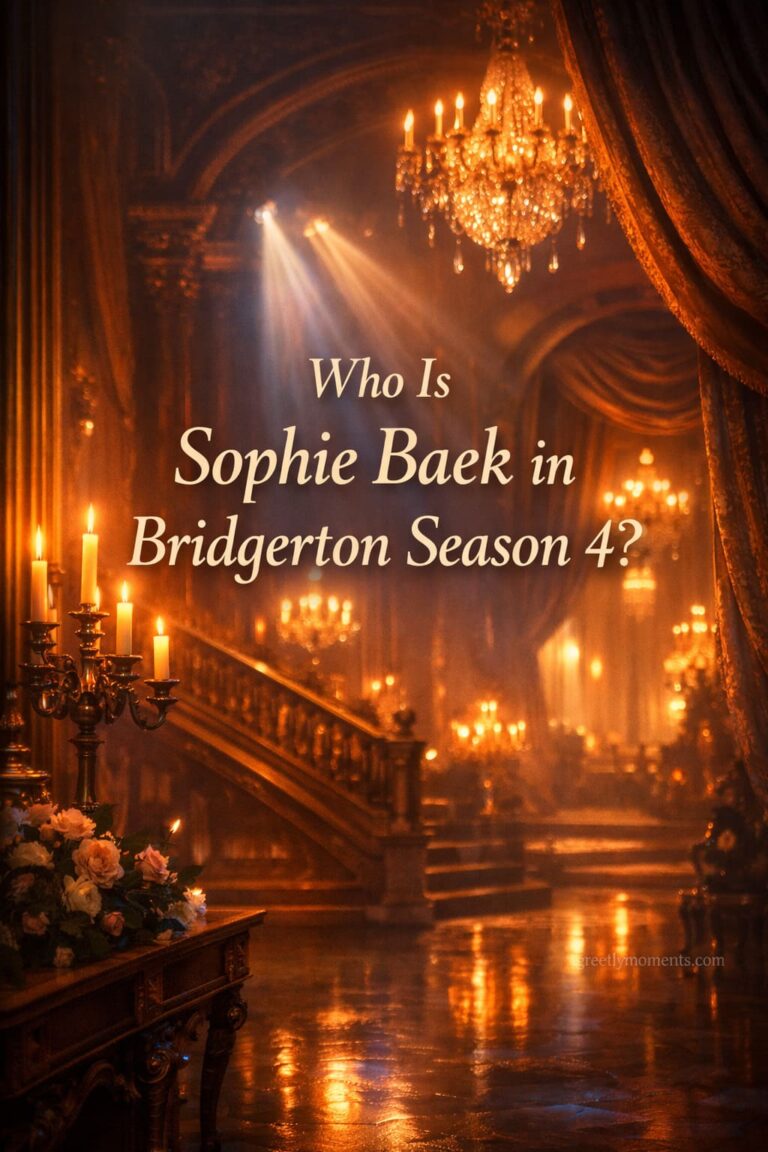 Who Is Sophie Baek in Bridgerton Season 4? Everything to Know About the Lady in Silver