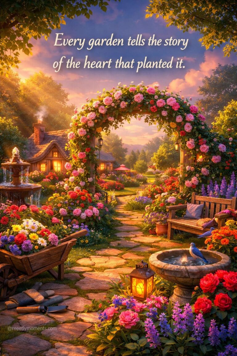 Sweet Spring Morning Wishes for Mom’s Garden – Beautiful Quotes, Messages & Greeting Card Ideas